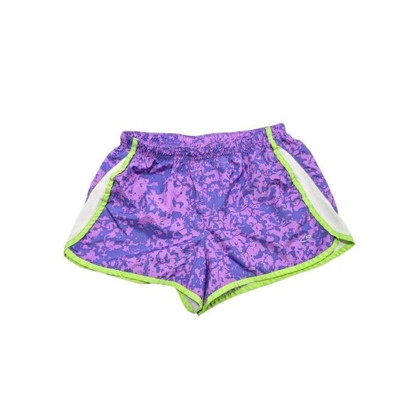 Champion Women's Duo Dry Athletic Puple and Neon Green Shorts Running Fitness Wo - Picture 1 of 5